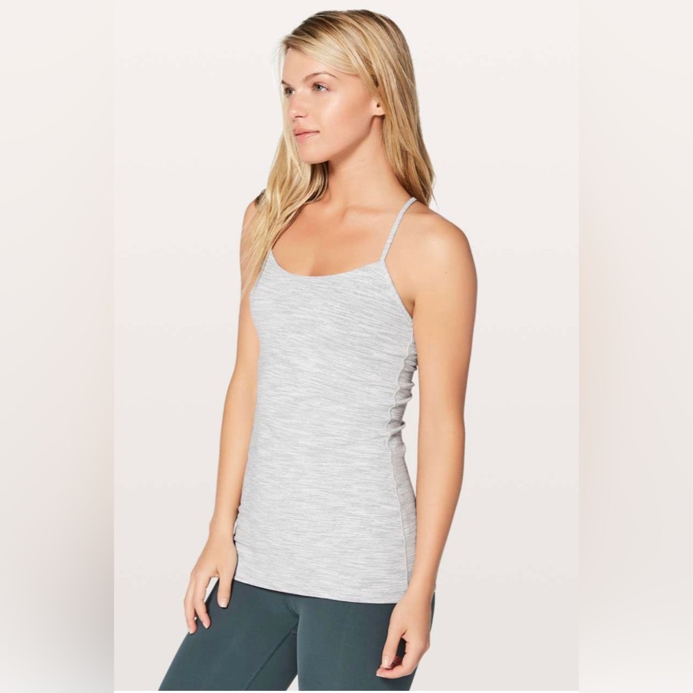 Lululemon Power Pose Tank - Wee Are From Space Nimbus Battleship